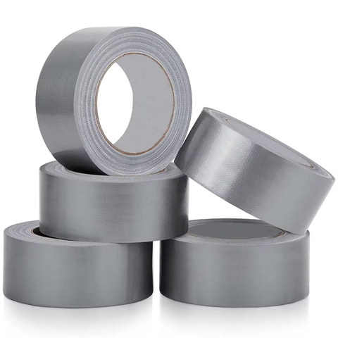 Customizable Superior Duct Tape (Cloth - Based) the Backbone of Heavy Duty Grey Adhesive Side Bonding and Sealing Duct Tape Roll