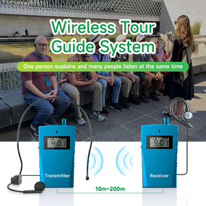 <span class=keywords><strong>FM</strong></span> 60-108MHz dài phạm vi giọng nói truyền Type-C không dây âm thanh <span class=keywords><strong>Transmitter</strong></span> <span class=keywords><strong>Receiver</strong></span> hệ thống cho Nhà thờ Bảo tàng đến thăm - Product Image 6