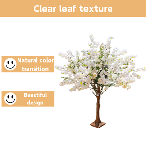 עץ פריחת דובדבן מלאכותי עץ פריחת דובדבן יפני עץ פריחת צבע - Product Image 4