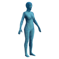 Prix Direct Usine Vêtements de Cosplay pour Étudiants, Costumes d'Halloween Adultes, Costume du Film Avatar, Costume Animal Bleu Avatar