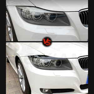 Voor BMW <span class=keywords><strong>3</strong></span> Serie E90 E91 320i 330i 2005-2012 Koplamp wenkbrauw trim modificatie onderdelen FEIXIAN - Product Image 6