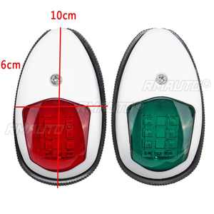 2 pièces, feux latéraux LED universels, feux de signalisation latéraux, feux de navigation pour bateau, yacht, camion, remorque, fourgon - Product Image 6
