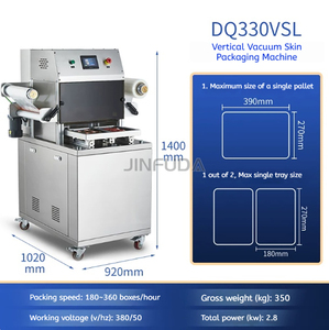 Machine d'emballage sous vide à remplissage d'azote entièrement automatique pour la fermeture de boîtes de produits de la mer surgelés et de <span class=keywords><strong>charcuterie</strong></span> - Product Image 4