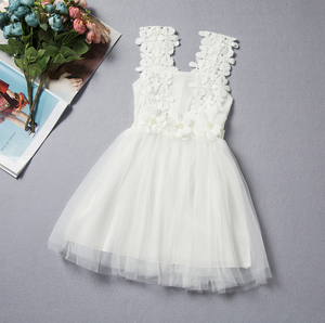 Vestido <span class=keywords><strong>de</strong></span> fiesta <span class=keywords><strong>de</strong></span> flores para niños, tutú <span class=keywords><strong>de</strong></span> tul para niña, traje <span class=keywords><strong>de</strong></span> boda <span class=keywords><strong>de</strong></span> 3 a 8 años - Product Image 3