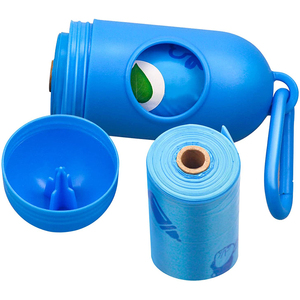 Bolsa de caca de perro de venta directa de fábrica biodegradable al por mayor con dispensador conveniente - Product Image 1