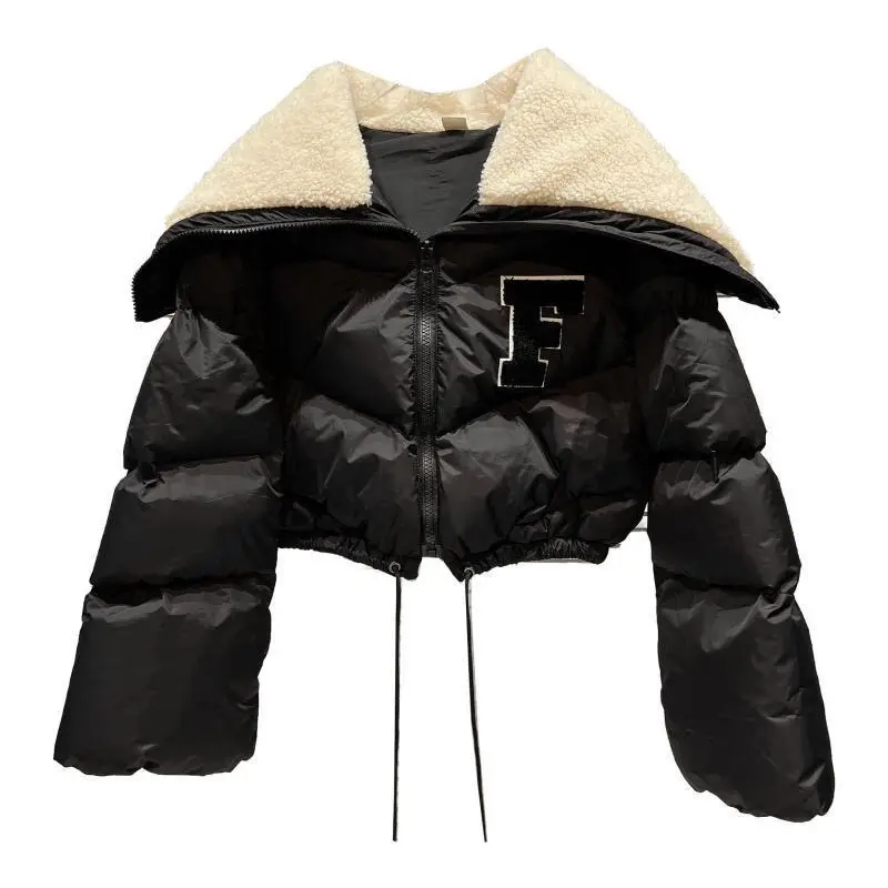 2022 Women's Winter Oversize Jacket Down Cotton Padded Coat Female Plus Size Loose Big Size Overcoat Fashion Short Parkas