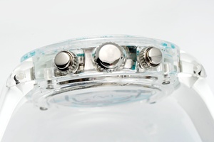 Reloj Mecánico de Lujo, Super Calidad, Resistente al Agua, para Buceo, 40mm, Fábrica N6, Movimiento 4130, Caja de Cristal Transparente, Esqueleto - Product Image 4