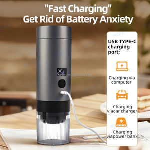 Cafetera Portátil con Pantalla Digital 3 en 1, Cafetera <span class=keywords><strong>Espresso</strong></span> Comercial para Auto, Hogar y Camping - Product Image 6