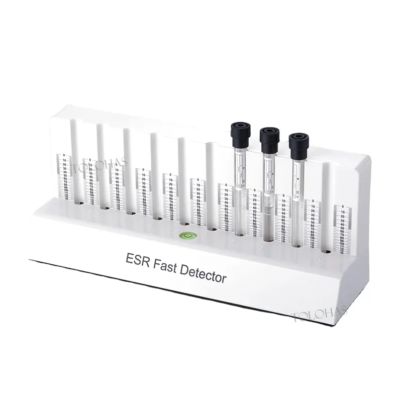 LHBESR Laboratory Supplies Plastic ESR Stand Test Tube Rack ESR Fast Detector For Blood Collection Tube