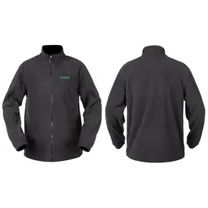 कस्टम लोगो पुरुषों की गर्म जैकेट आउटडोर हल्के वजन उच्च गुणवत्ता सर्दियों mens तकनीक माइक्रो ध्रुवीय ऊन जैकेट के साथ लोगो