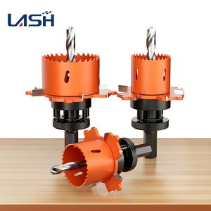 מקדח חורים חד ויציב בגודל 35-90 מ\"מ לפנסי תאורה, לפתיחת חורים מהירה וחלקה בעץ ובגבס - Product Image 6