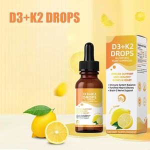 Grosir OEM Natural organik Premium Vitamin D3 K2 suplemen Oral cairan 60ml dewasa penggunaan dukungan kekebalan tubuh tetes - Product Image 3