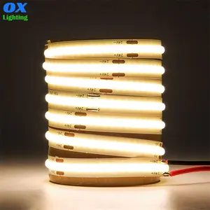 Led Cob Strip Light 252leds Dimmable Dc24v 12v Strip Cob Chip Free Cut Led Strip Cob 24v Led Tira Striscia Seil Leiste Ruban