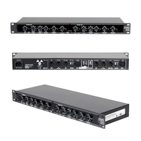 Égaliseur audio crossover professionnel 234XL stéréo 4 voies mono avec connecteurs XLR, équipement périphérique sonore passif en métal