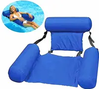 Lettino gonfiabile pieghevole gonfiabile fila piscina amaca acqua materassi ad aria letto spiaggia PVC estate sport acquatici lettino