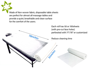 Rouleaux de draps jetables non tissés en PP pour spa, protection médicale, vente en gros d'usine - Product Image 5