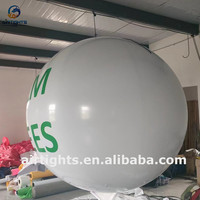 6.5ft ballons gonflables promotionnels prix usine ballon gonflable d'hélium en PVC avec impression de lettres