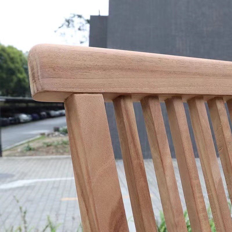 Hot selling outdoor furniture garden foldable chair patio teak wood folding table set