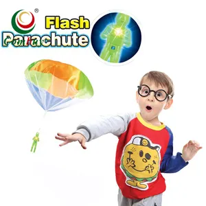 Polegada 20 jogo ao ar livre homem de paraquedas de brinquedo elétrico flash