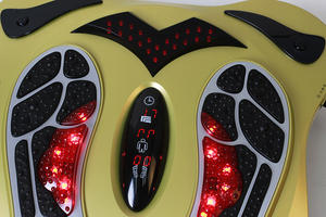 Compresión Masajeador de piernas completo Venta Cubierta Logotipo inalámbrico <span class=keywords><strong>Power</strong></span> Fabric Foot Pierna Masajeador - Product Image 6