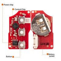 Llave Remota Plegable Xhorse XKB526EN B5 con 3 Botones para VVDI2 Key Tool, Fabricada en China Continental