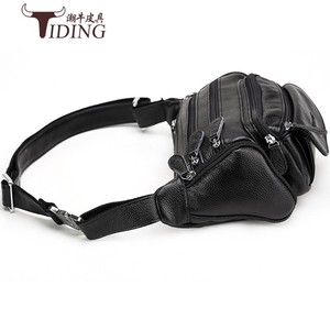 Bolso de cintura de cuero genuino para hombre Tiding, mochila de gran capacidad para exteriores, para viajes de ocio - Product Image 5