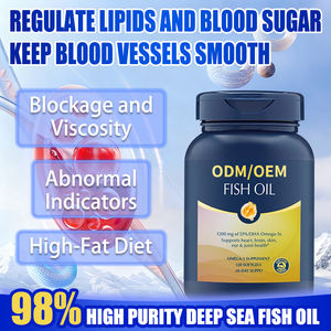 Капсулы с рыбьим жиром Омега-3 на заказ, тройная концентрация EPA и <span class=keywords><strong>DHA</strong></span> из дикого лосося и пангасиуса, халяльные и натуральные |   Приватная марка (OEM) - Product Image 3