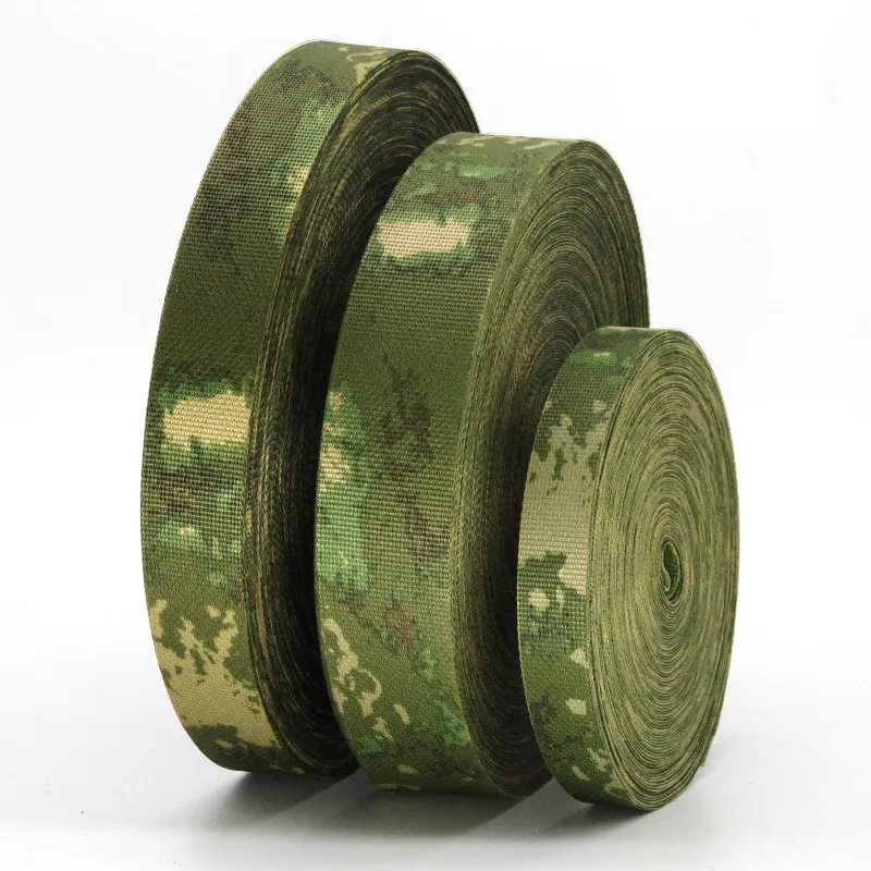 Jy Custom Anti Infrared Digital Print 100% Polyester Jacquard Camouflage IRR NIR Webbing