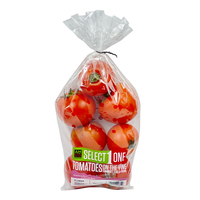Triangle en plastique transparent imprimé personnalisé en forme de cône Raisins Concombres Tomates Fruits Légumes Poivrons Pochette de sac d'emballage
