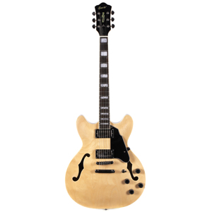 Chitarra Jazz Semi-Hollow Grote GT335-01 Stile 335 con Tastiera in Palissandro, Chitarra Professionale per Adulti - Product Image 5