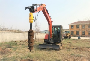 KINGER <span class=keywords><strong>auger</strong></span> sticks erdbohrer hydraulische für bagger kompakt bagger <span class=keywords><strong>loader</strong></span> - Product Image 6