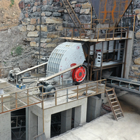 Concasseur à marteaux lourd, capacité 150-1000 t/h, pour charbon, sel, craie, carbonate de calcium, coquille, pierre bleue, quartz, avec moteur et boîte de vitesses