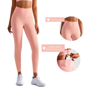 Power Stretchy High Waist Yoga Pants Leggings for Women Running Fitness Training Push Up Scrunch Butt Gym Workout Leggings