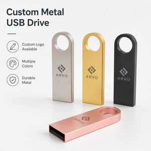 Memoria USB Metálica con Logotipo Personalizado al por Mayor, Anillo de Memoria USB de 16GB 32GB 64GB 128GB, Regalo Promocional Empresarial - Product Image 1