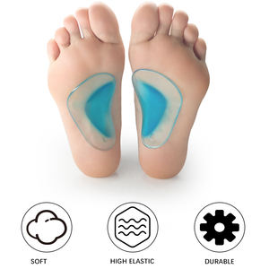 Mannen Comfortabele Gel Boog Steun Kussen Pads Platvoeten Plantaire Fasciitis Orthotische Inlegzolen Voor Vrouwen - Product Image 4