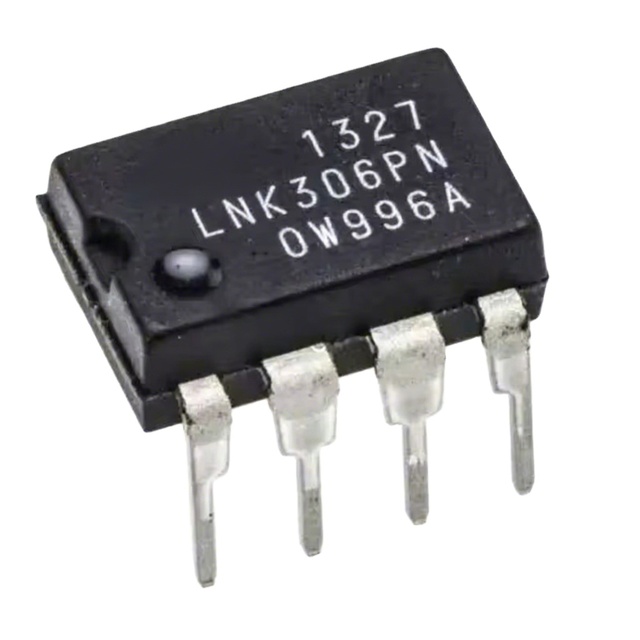 Original LNK306PN PWM Controller IC Chip 66kHz LNK306 360mA 66kHz 5.55V~6.1V 700V DIP-8 AC Converters, Offline Switchers