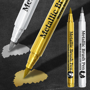 Tự Làm Nghệ Thuật Bạc Vàng Vĩnh Viễn Không Thấm Nước Sơn Đánh Dấu Bút Cho Thủy Tinh Đá Thẻ Làm Thủ Công Kim Loại Bút Đánh Dấu - Product Image 6