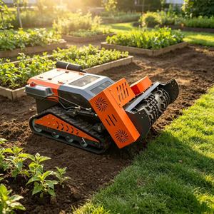 <span class=keywords><strong>Tondeuse</strong></span> robot télécommandée à lame dentelée en acier <span class=keywords><strong>pour</strong></span> l'entretien des pentes routières, certifiée Euro V EPA, haute et basse vitesse, avec levage à distance - Product Image 4