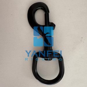 Moschettoni Girevoli in Ottone Nero Elettroforetico per Guinzagli per Cani - Product Image 6