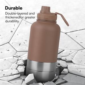 Bottiglia 3 in 1 in Acciaio Inox 304 Isolata e Impermeabile, Grande Capacità per Alimentazione e Abbeveraggio <span class=keywords><strong>di</strong></span> Cani e <span class=keywords><strong>Gatti</strong></span> all'Aperto - Product Image 6