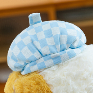 Peluches en gros pour chiens et lapins avec béret - Nouveaux animaux en peluche super doux, jouets mignons en vrac pour les boutiques de cadeaux - Product Image 3