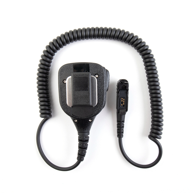 OEM Professional Two-Way Radio Speaker Shoulder Microphone 3.5mm Audio Jack Handheld Wired for Motorola XPR3500e Walkie Talkie
