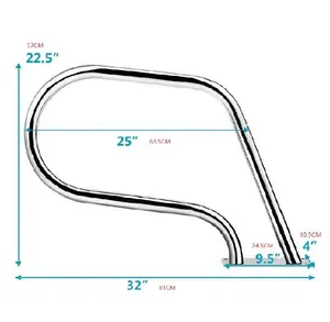 Pasamanos de acero inoxidable para piscina, accesorio extraíble, nuevo catálogo