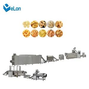 Voll automatischer 3D-Snack-Pellet-Lebensmittelchips-Produktions linie Doppels ch necken extruder