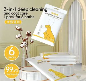 Lingettes pour animaux de compagnie spécialement conçues pour chats et chiens, lingettes pour essuyer les larmes, nettoyer les zones du corps, sans rinçage, désodorisantes, hygiéniques - Product Image 3