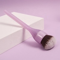 Pinceau de maquillage pour le visage à poils synthétiques avec manche en plastique DM, best-seller, applicateur de poudre, violet