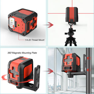 SNDWAY pengukur tingkat <span class=keywords><strong>Laser</strong></span>, sudut Digital murah tingkat 2 garis dengan kecerahan yang dapat disesuaikan - Product Image 5