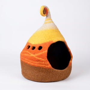 Promotional Handmade Soft Novelty Wool Felt Cat <b>Beds</b> - Product Image 1
