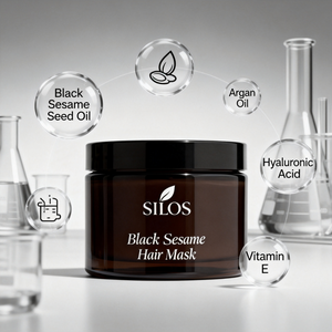Mascarilla Capilar Nutritiva de Sésamo Negro SILOS con Vitamina E y <span class=keywords><strong>Ácido</strong></span> <span class=keywords><strong>Hialurónico</strong></span> - Product Image 2