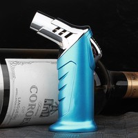 Briquet à gaz coupe-vent WEIBU 2026, vente en gros directe usine, torche à cigare multi-usage pour cuisine, briquet torche à jet